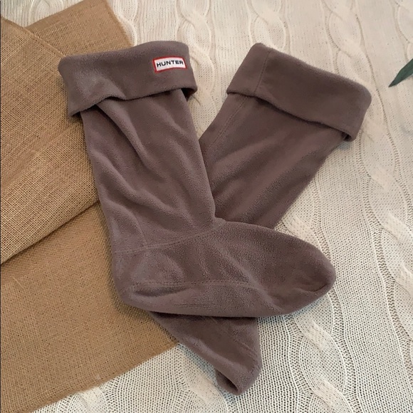 Hunter fleece boot liners, taupe color SZ M - Picture 1 of 2